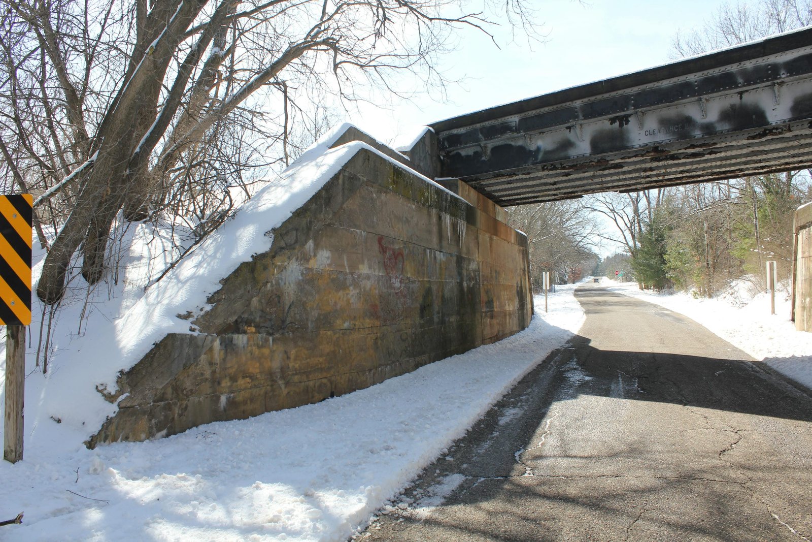 East abutment